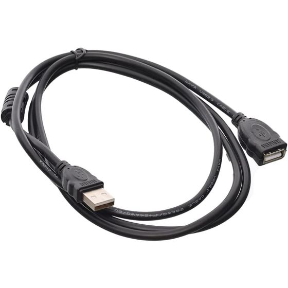 NCS USB Extension Cable, 1.5 Meter - Black