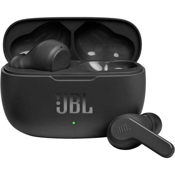 JBL Lifestyle Earbuds, Active Noise Cancellation, Black - JBLW200TWSBLK