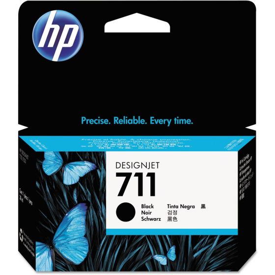 HP 711 Ink Toner Cartridge Replacement for HP Printers, Black - CZ129A