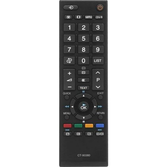 ريموت كنترول لشاشة توشيبا ct-90380 - اسود