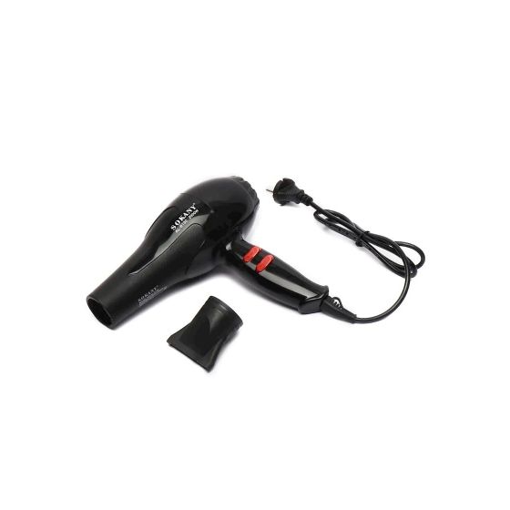 Sokany Professional Hair Dryer, 2000 Watts, 2 Temperatures, Black - AL-6130