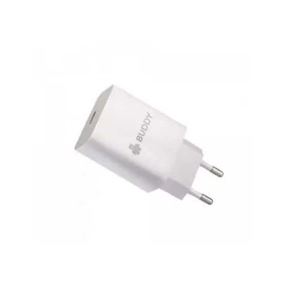 Buddy H20 Mini Wall Charger, USB-C, 20W - White