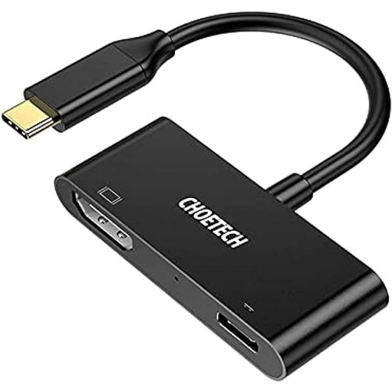 محول USB فئه C الي HDMI تشوتيك، 7 سم، اسود - Hub-M03-Bk