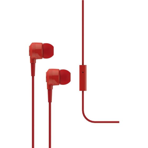 سماعة اذن سلكية تي تي اي سي بميكروفون ، احمر - 2KMM10G