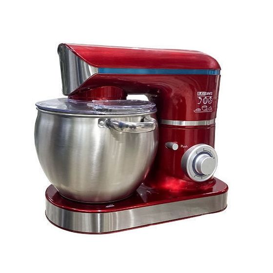 Black and White Stand Mixer with Attachments, 9 Liters, 1800W, Red - SM-918