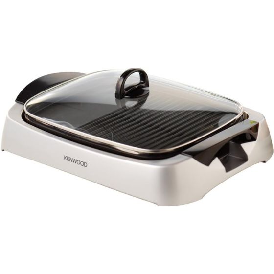 Kenwood Electric Grill, 2000 Watt, Silver - HG266INTR