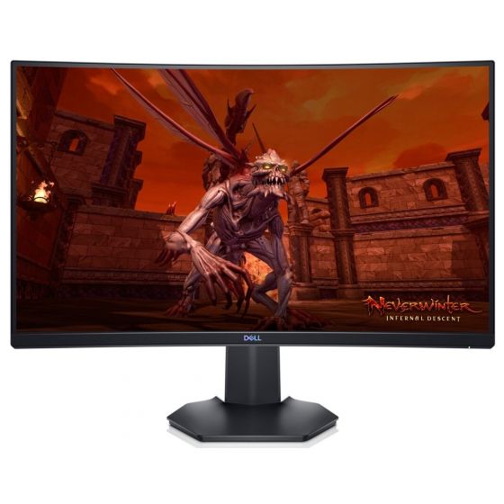 شاشة العاب منحنية LED ديل 27 بوصة، FHD، اسود - S2721HGF