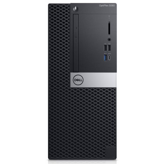 Dell OptiPlex 5060 Mini-Tower PC, Intel Core i5-8500, 500GB, 8GB RAM, Intel UHD Graphics 630, Dos - Black