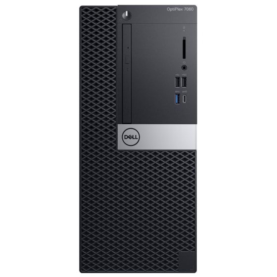 Dell OptiPlex 7060 PC, Intel Core i7-8700, 1TB, 4GB RAM, Intel UHD Graphics, Dos - Black