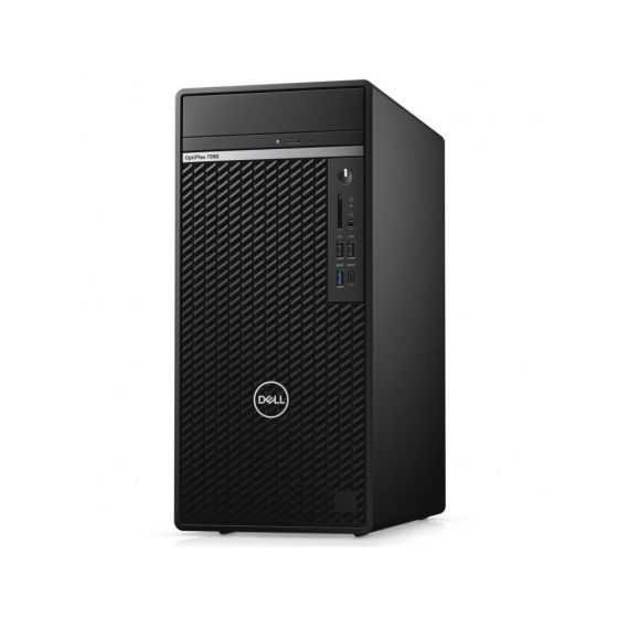 كمبيوتر مكتبي ديل اوبتي بلكس 7090، انتل كور i7-10700، هارد 1 تيرا، 4 جيجا رام، كارت انتل جرافيكس مدمج، فري دوس - اسود