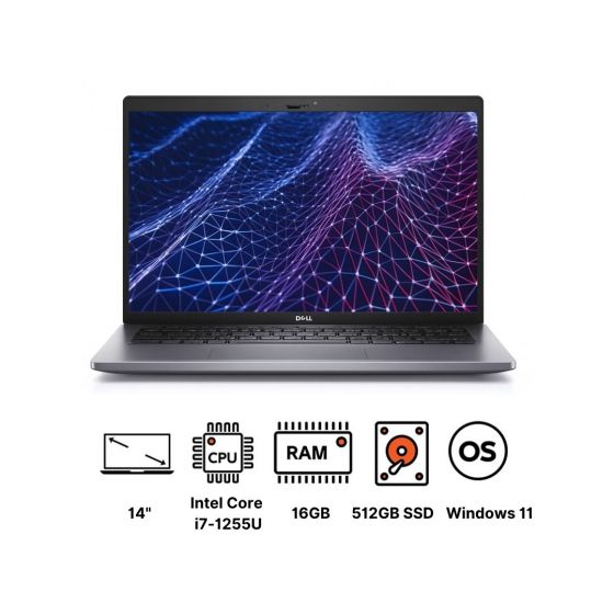 Dell Latitude 5430 Laptop, Intel Core Core I7-1255U, 512GB SSD, 16GB RAM -  14 Inch, FHD Display, Intel Core Iris Xe Graphics, Windows 11 - Grey