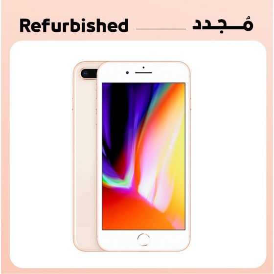 Refurbished Apple iPhone 8 Plus, 64GB, 3GB, 4G LTE- Gold, Platinum Grade- One Year Warranty Warranty from the Seller