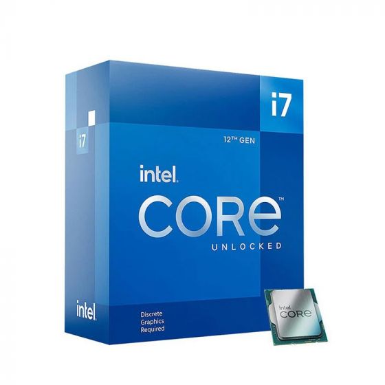 Intel Core I7-12700KF Desktop Processor, 12 Cores, 3.6 GHz, LGA 1700 Socket