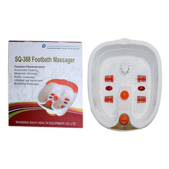 جهاز تدليك القدم، ابيض وبرتقالي-  SQ-368