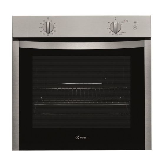 Indesit Built-In Gas Oven, Stainless Steel, 60 cm- IGW324IX