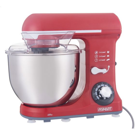 S Smart Stand Mixer, 1000 Watt, Red - SBM37LED