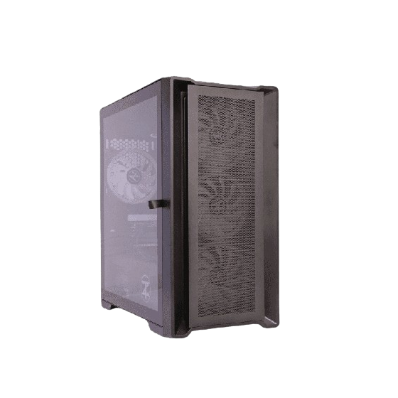 Technozone ARGB Gaming Tower Case, Black - C-400 