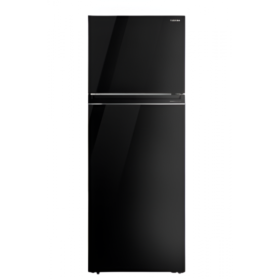 Toshiba No-Frost Refrigerator, 463 Liters, Inverter, Glass Black - GR-RT624WE-PGN22