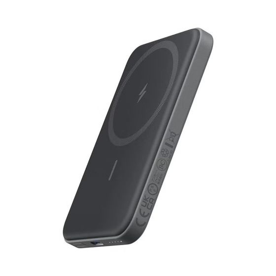 Anker 621 MagGo Wireless Power Bank, 5000mAh, 1 Port- Black