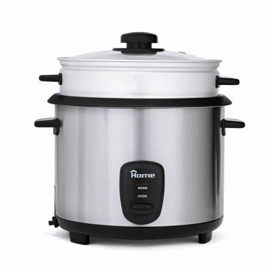 Home Rice Cooker with Attachments, 1.8 Liters, 700 Watt, Silver - JR2210