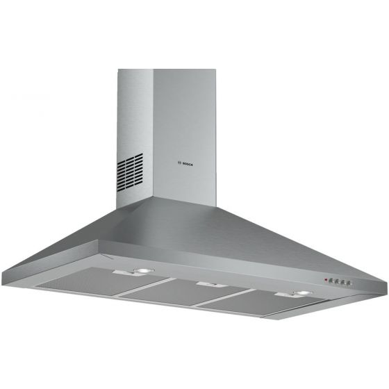Bosch Chimney Hood, Wall Mount, 90 Cm, Silver - Dwp94cc50t
