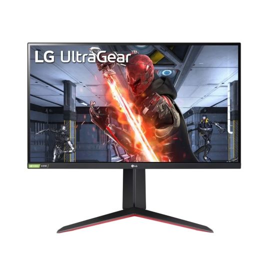 LG Ultra Gear 27 Inch Gaming Monitor, 144Hz, Black - 27GN65R-B