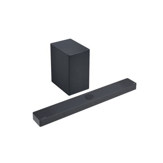 LG Wireless Sound Bar, 2 Pieces, 400 W, Black-  SC9S