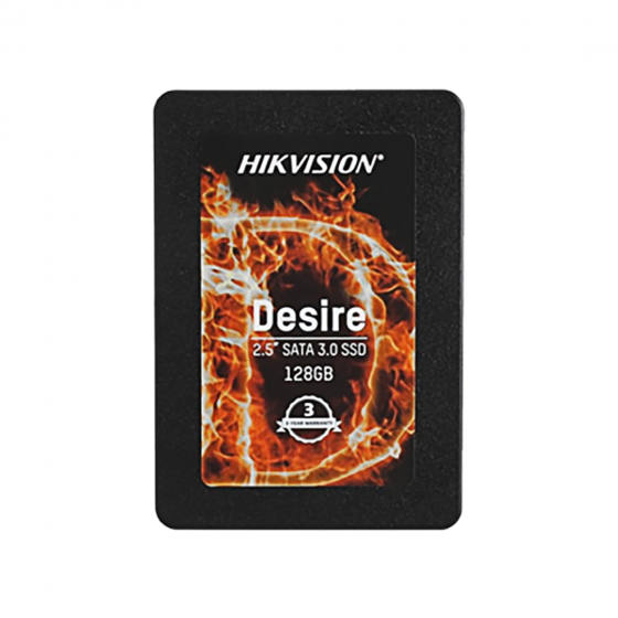 Hikvision Desire Internal Solid State Drive SSD, 2.5 Inch, 128GB - Black