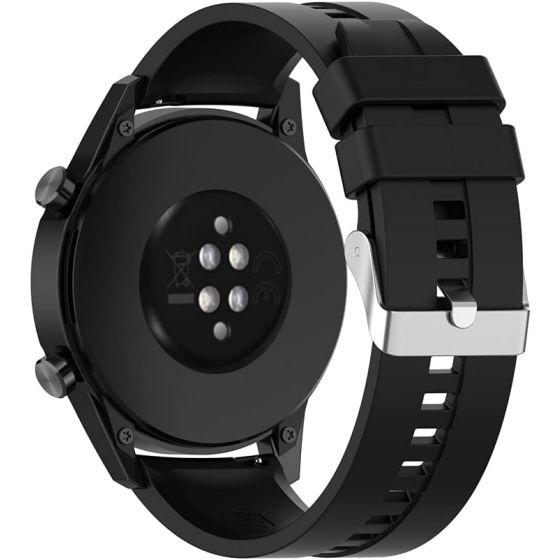 Watch Strap Band for Huawei Watch 3/3 Pro/GT2 Pro/GT2e/GT2/GT 46mm/Galaxy Watch 3 45mm/Galaxy Watch 46mm/Gear S3/Ticwatch Pro 3, 22mm Silicone Sports Gym Watch Strap