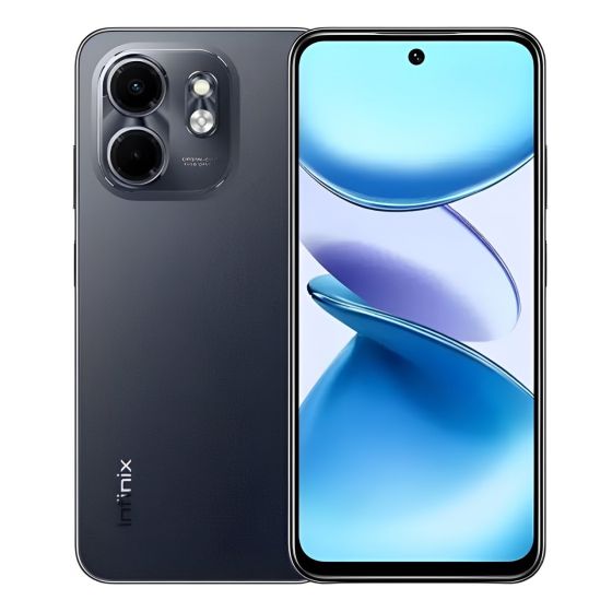 Infinix Smart 9, 128GB, 4GB RAM, 4G LTE, Dual SIM - Black