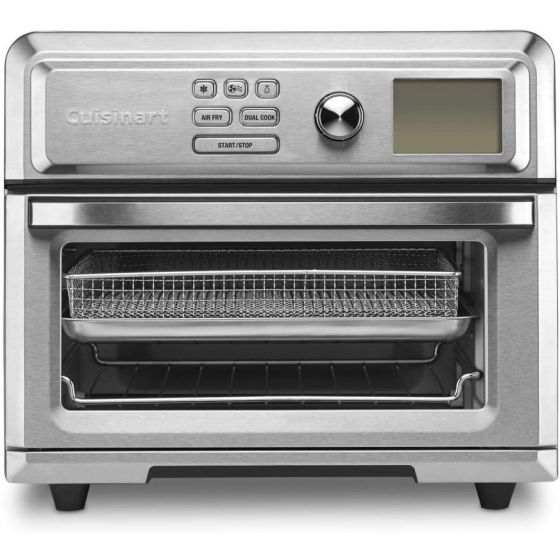 Cuisinart Digital Air Fryer 0.6 Cubic Feet, 1800 Watt, Silver- TOA-65