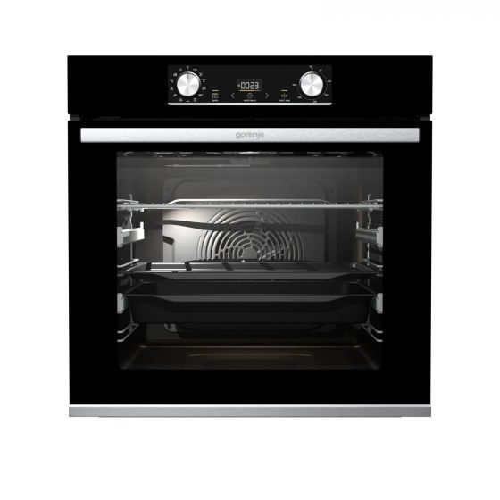 Gorenje Built In Electric Oven, with Grill, 60 CM, 77 Liters, Black - BOS6737E13BG
