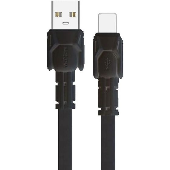 كابل نقل بيانات وشحن سريع USB فئة A الي لايتننج موكسوم، اسود - MXCB30
