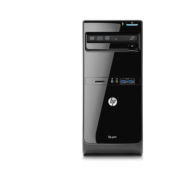 HP Pro 3500 MT Desktop PC, Intel Core i3-3220, 500GB HDD, 4GB RAM, Intel HD Graphics, FREEDOS - Black