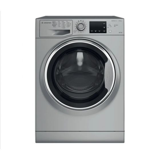 غسالة فول اتوماتيك اريستون بمجفف، 9 كجم، انفرتر، فضي - NDB 96 SS EX
