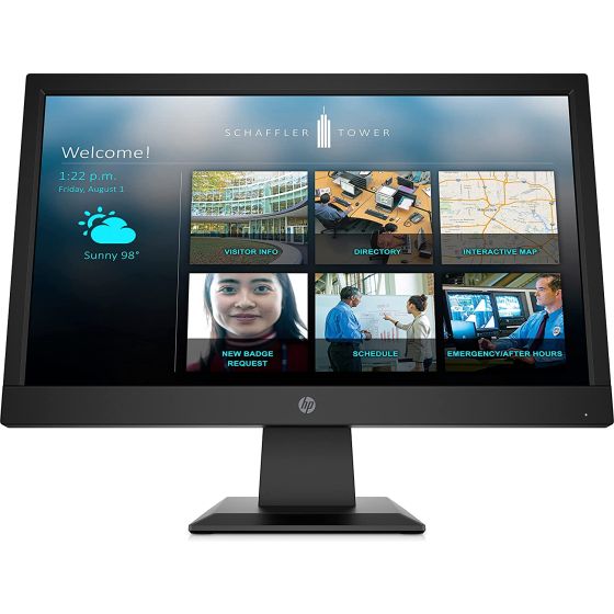شاشة LED اتش بي  P19B، بحجم 18.5 بوصة HD، اسود - G4-9TY83AS
