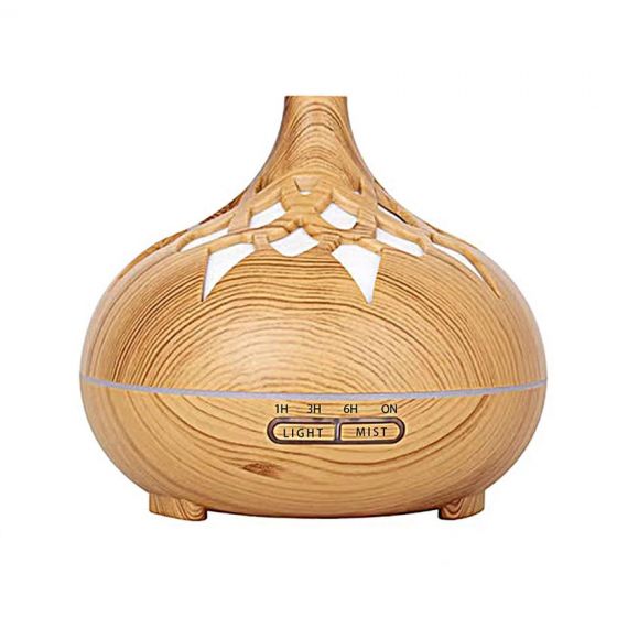 Electric Cool Mist Humidifier, 300ml - Light Wood