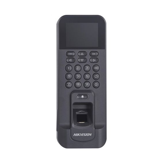 جهاز بصمة حضور وانصراف هيك فيجين K1T804A برو سيريس، اسود - DS-K1T804AMF