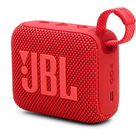 مكبر صوت بلوتوث جى بي ال جو 4، محمول، احمر - JBLGO4RED