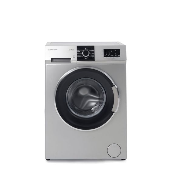 White Point Front Load, Automatic Washing Machine, 8 KG, Inverter Motor, Silver- WPW81215DSWVS