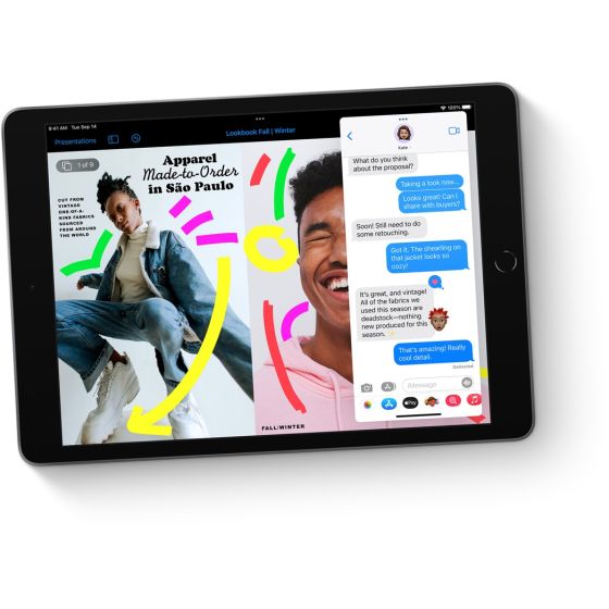 Apple iPad 9th Gen, 10.2 Inch, 64GB, Wi-Fi- Silver