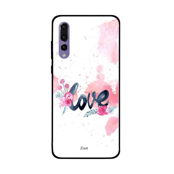 جراب ظهر زوت بطبعة عبارة Love لهواوي P20 برو