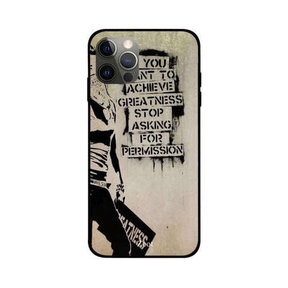 If You Want To Achieve Quote Printed Back Cover for Apple iPhone 12 Pro Max