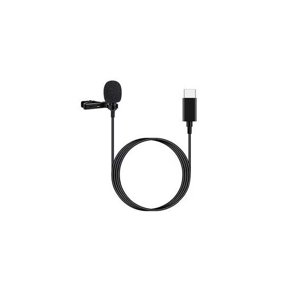 ميكروفون سلكي، بمنفذ USB فئة C - اسود