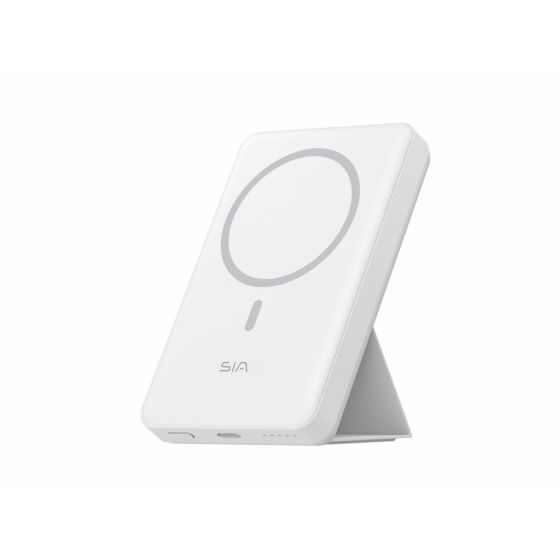 Sia Wireless Power Bank, 10000 mAh, 1 Ports, White - PB2001