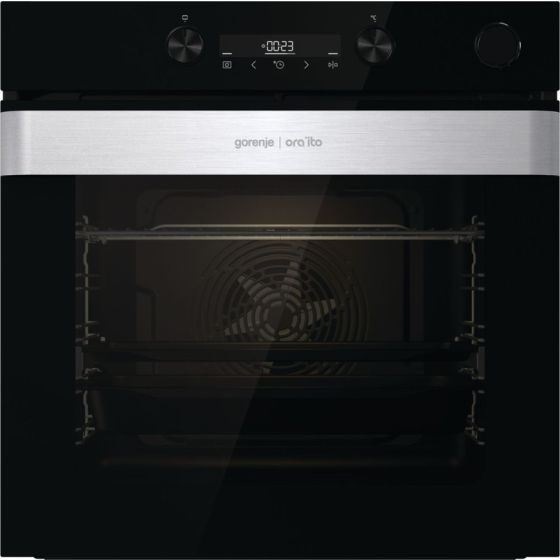 Gorenje Built-in Electric Oven, with Grill,77 Liters, Black and Stainless Steel- BSA6737ORAB