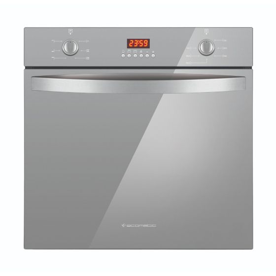 
Ecomatic Mirror Professional Built-In Electric Oven With Grill, 64 Liters, Gray- E6106MD
