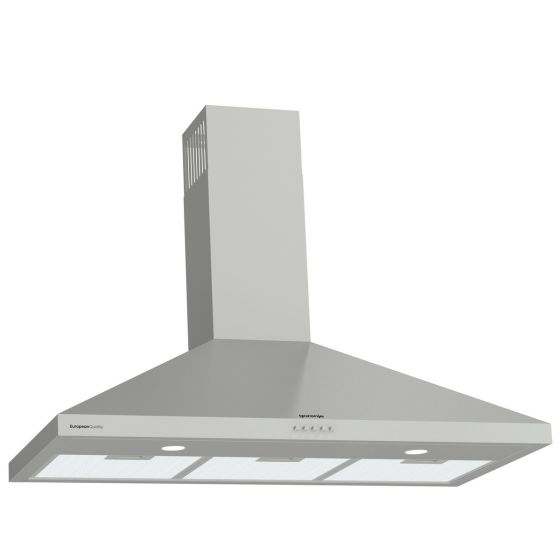 Gorenje Built-in Pyramid Hood with Chimney, 90cm, Stainless Steel - WHC924EX