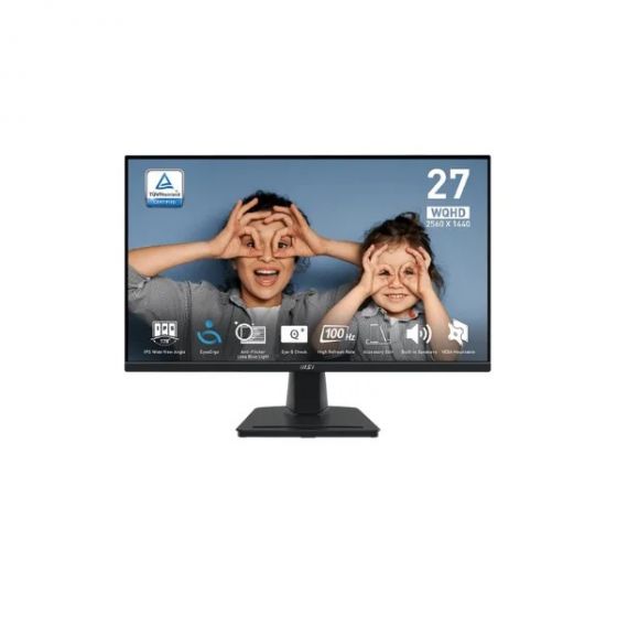 ام اس اي برو شاشة 27 بوصة WQHD IPS، معدل تحديث 100 هرتز، أسود - MP275Q