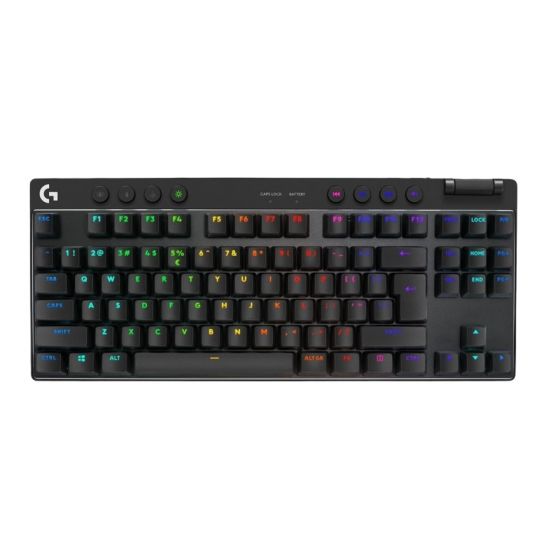 كيبورد جيمنج لاسلكي لوجيتك G PRO X TKL، بمفاتيح Tactile - اسود